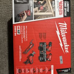 Juego De 4 Herramientas Milwaukee 