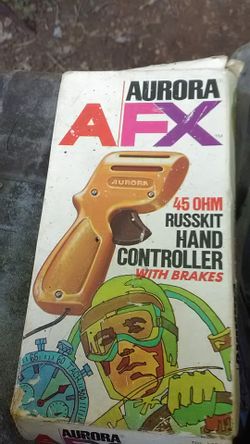 Aurora hand controller for old school slot cars