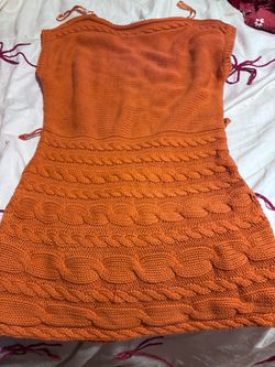 Orange dress