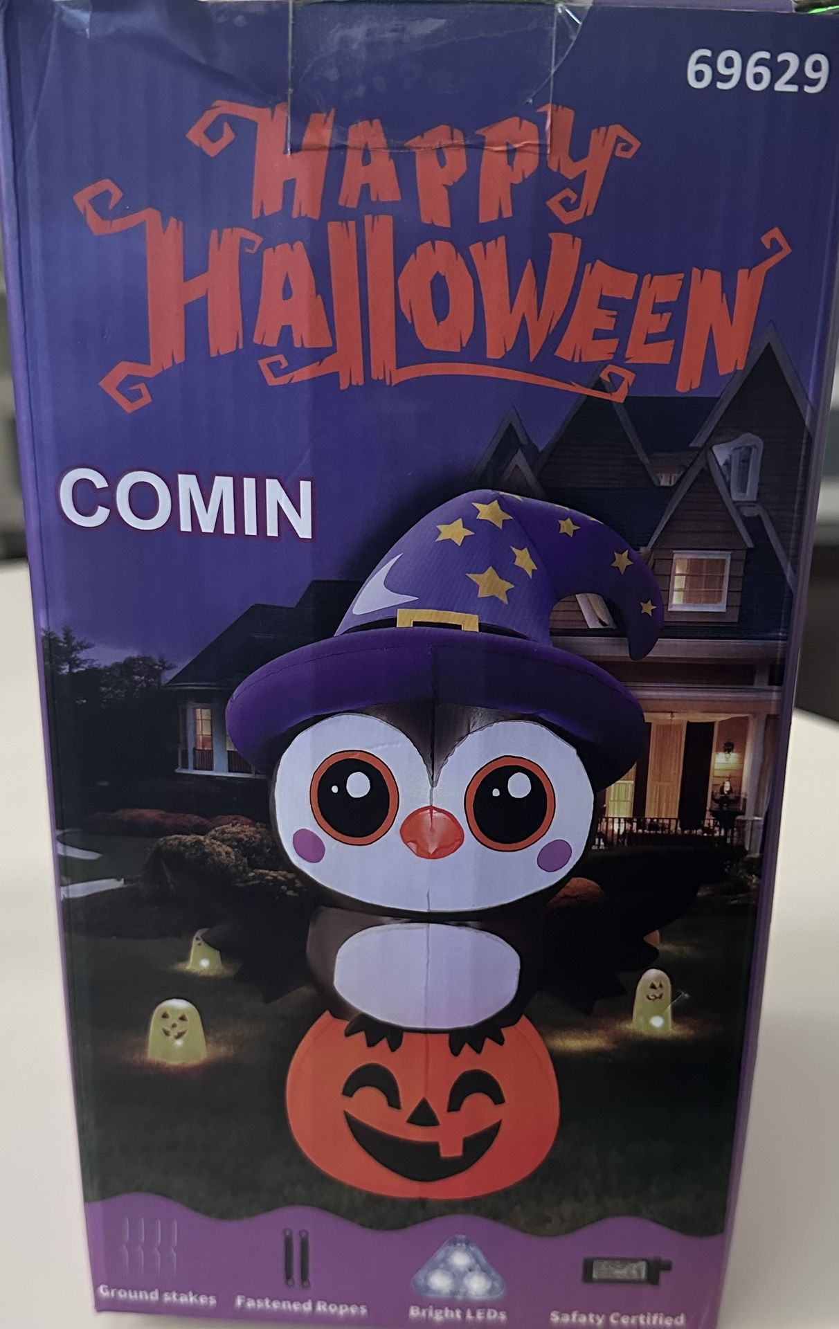 5FT Owl Pumpkin Halloween Inflatable