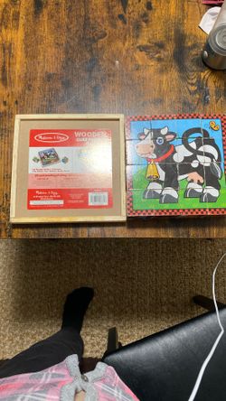 6 Scene Wooden Cube Puzzle