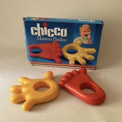 In Box Chicco Manina Piedino Hand And Foot Rattle Pacifier