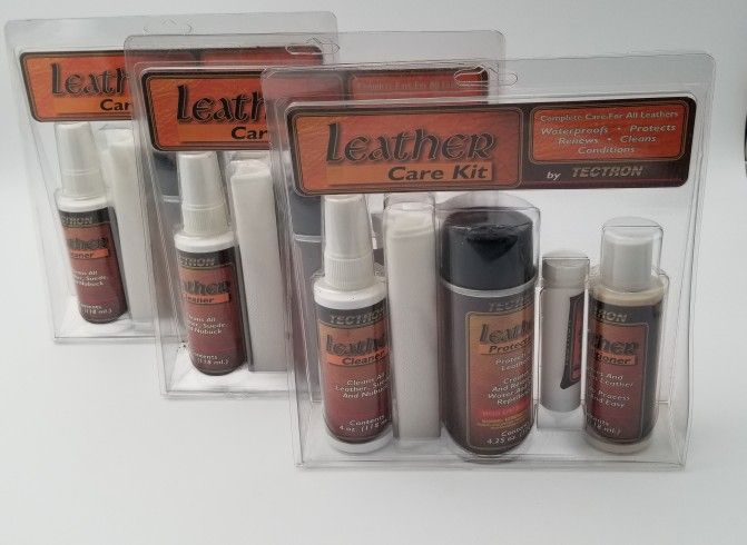 3 Leather Care Kits By Tectron