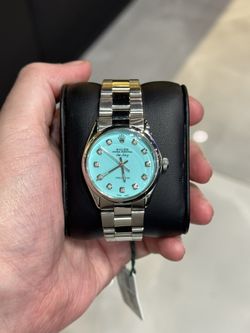ROLEX 34MM TIFFANY BLUE DIAL