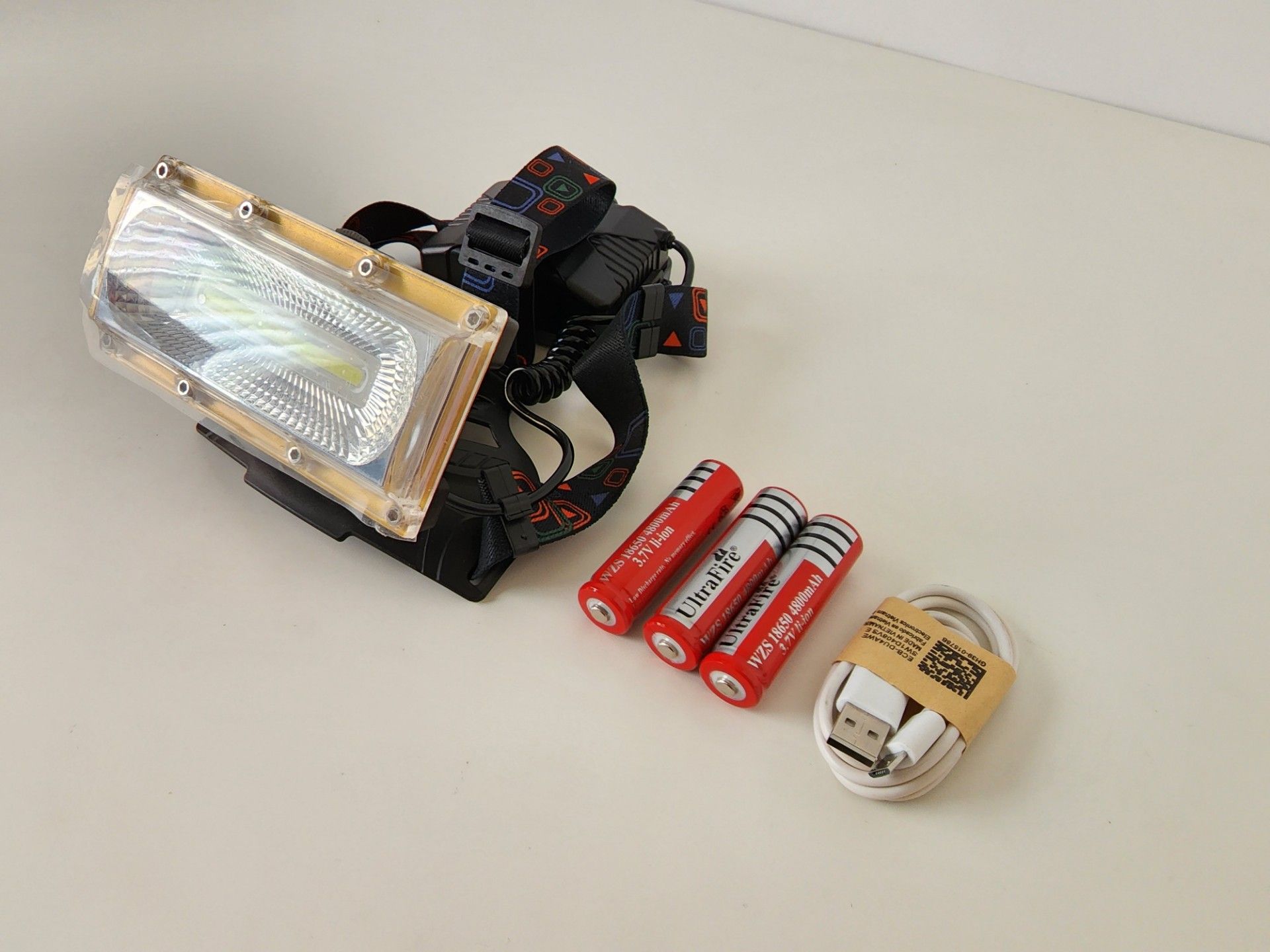 LED USB Rechargeable Headlamp Headlight Hunting Fishing Torch Flashlight