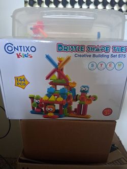 Stem interlocking blocks