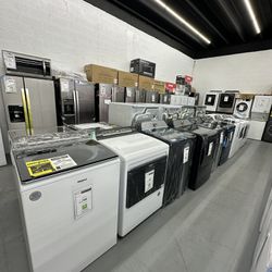Appliances, New, New with scratch or dent, Refrigerator, Stove, Microwyave, Dishwasher, Washer, Dryer, Range.  No Credit Needed $39 down payment. Appl