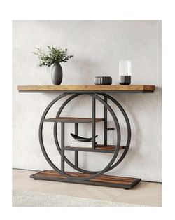 Console Table, 4-Tier Entryway Table