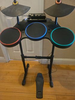 Guitar Hero Drum set for wii/ wiiU with bass pedal