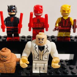 Daredevil And Kingpin Comic Heroes Custom Lego Minifigures