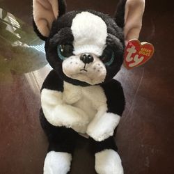 Ty Beanie Baby Bellies - TINK the Boston Terrier Dog 