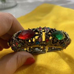 Multi Color Antique Style Bracelet 