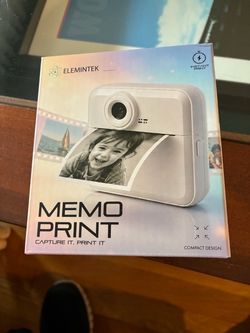 New memo print instant camera