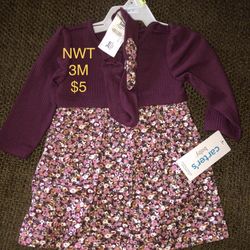 NWT Baby Girl Clothes 3M