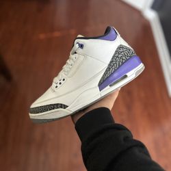 Jordan 3 Dark Iris Sz 10 