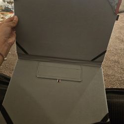 Berfea Leather Laptop/Tablet Sleeve – Fits 13”–14”