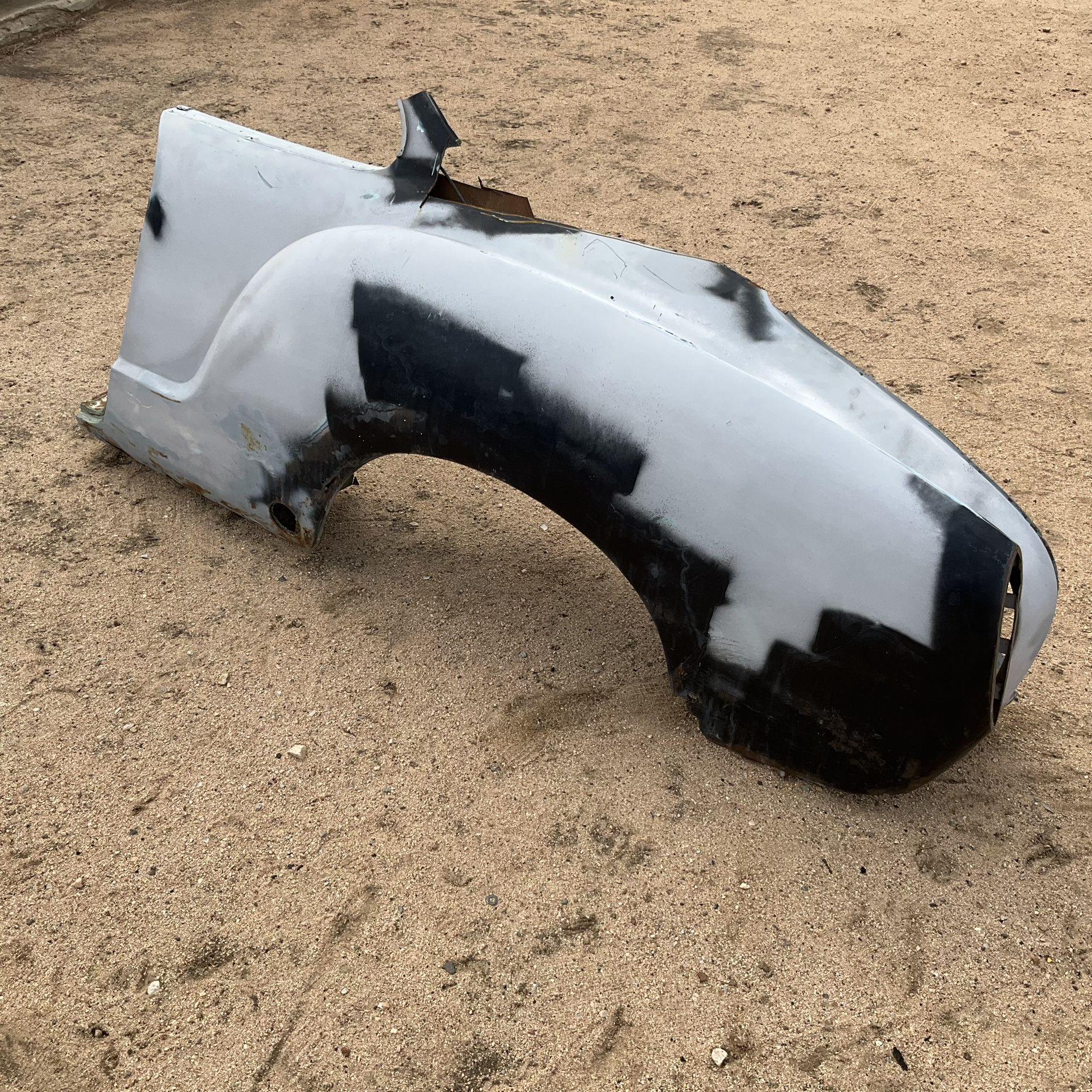VW Karmann Ghia Left Rear Quarter Panel, 1/4 Fender