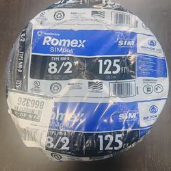 romex 8/2 125ft 200$