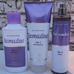 Bath & Body Works 3-ct Assortment ~ Lavender 💜
