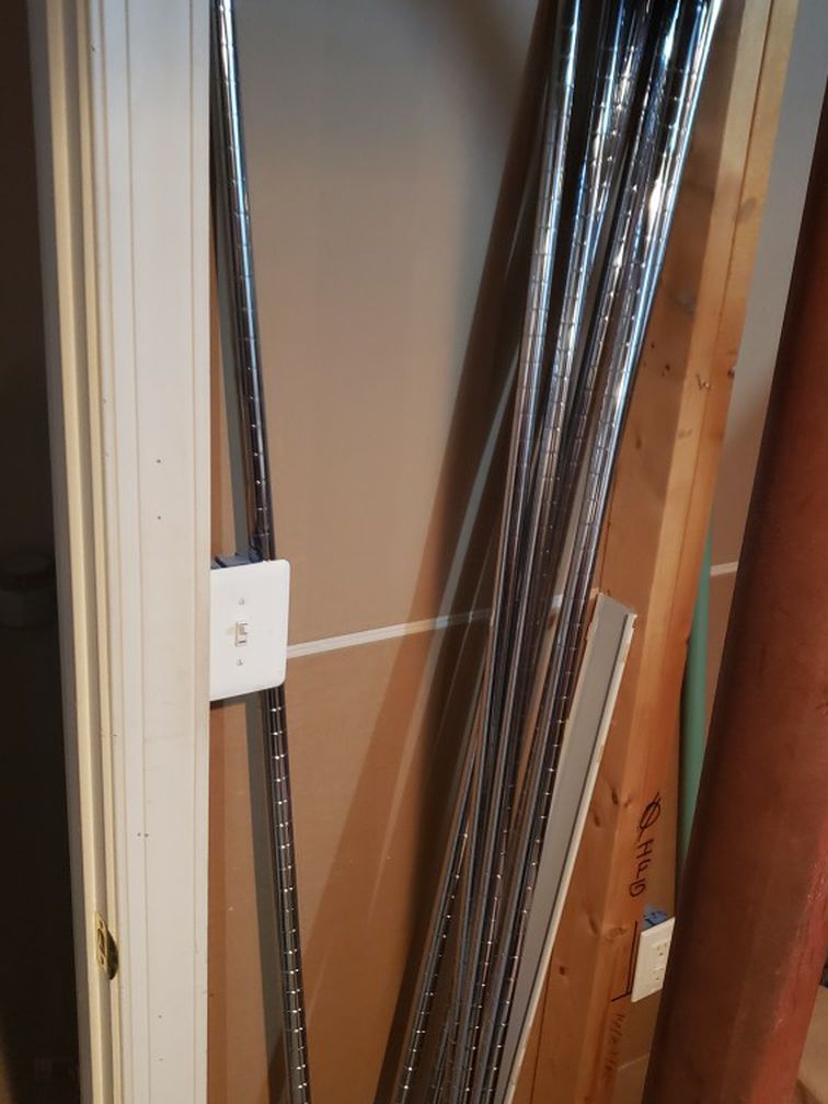 Shelf Poles Without Actual Shelves
