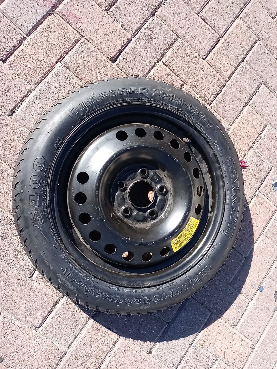 Branew spare donut tire T125/80/ 16