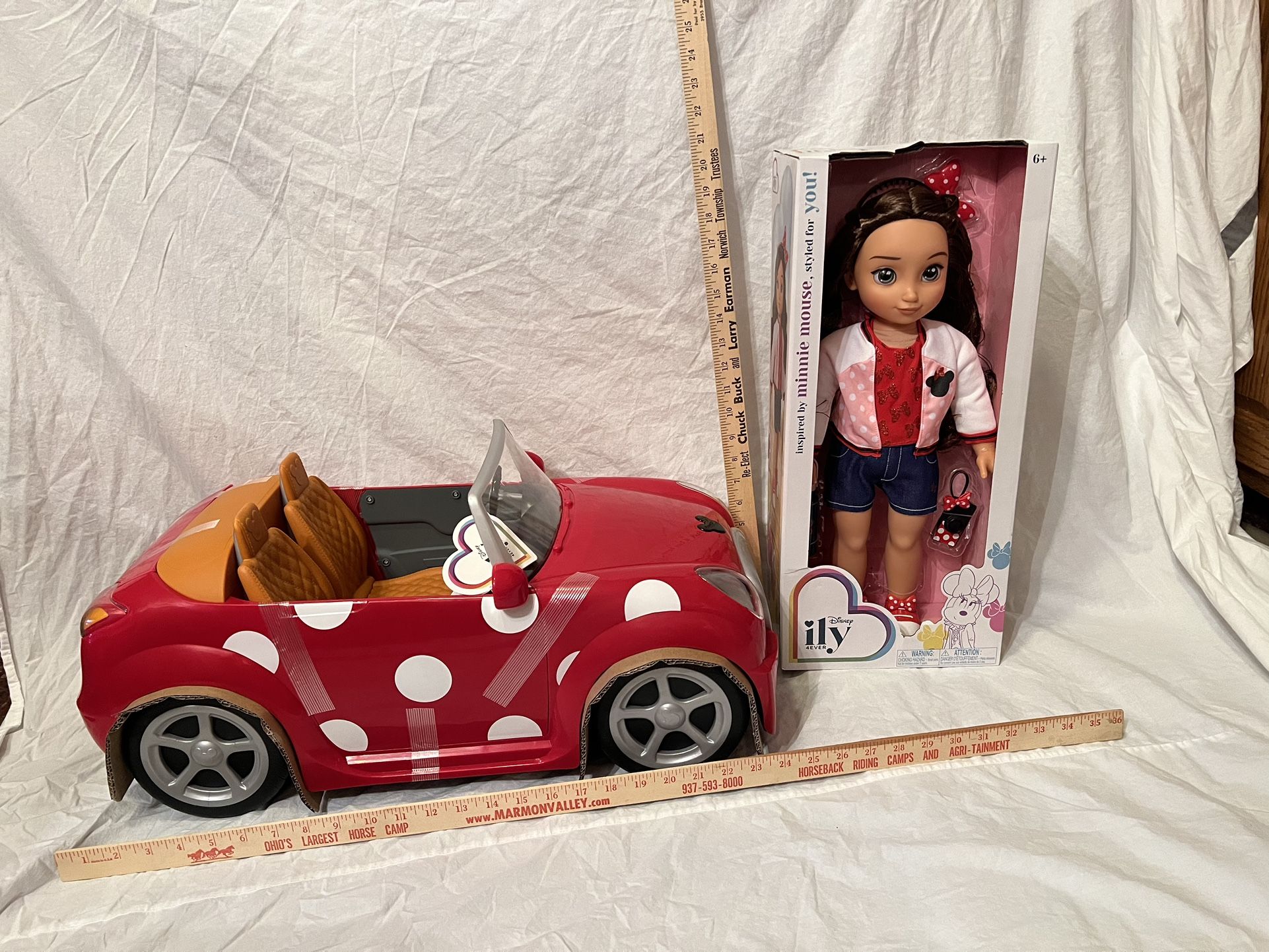 ILY 4Ever Minnie Mouse And 18” Doll Minnie Mouse Car