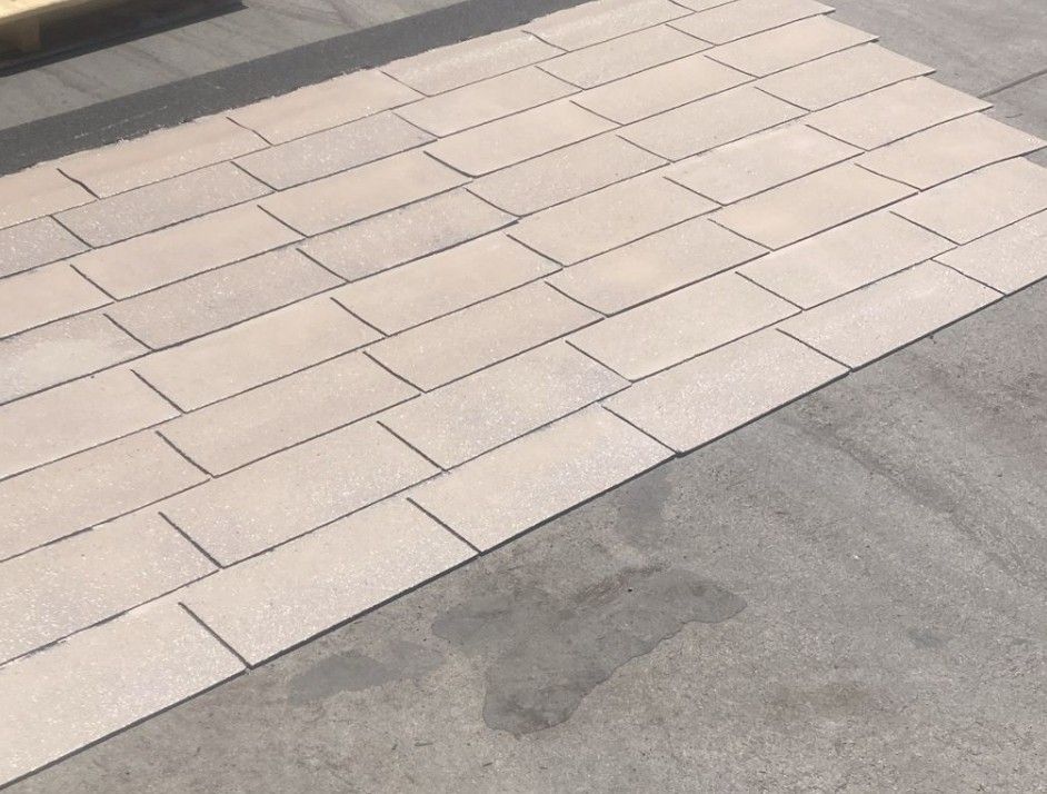 3 tab shingle tan