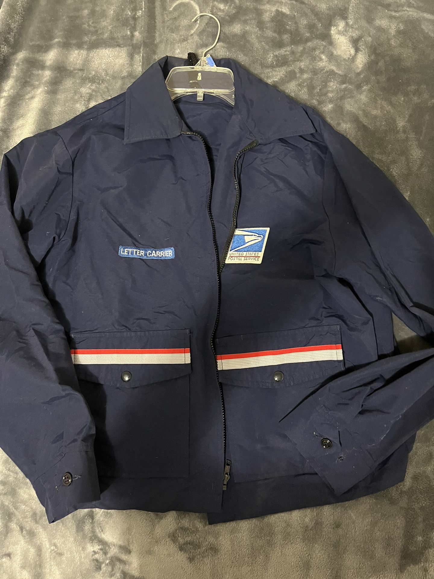 Letter Carrier Windbreaker And Older Rain Jacket