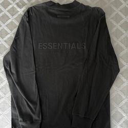 Fear of God Essentials Long Sleeve Tee Stretch Limo Size Small S BRAND NEW