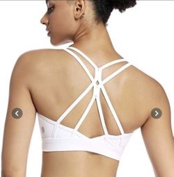 New Women white sexy sport gym bra