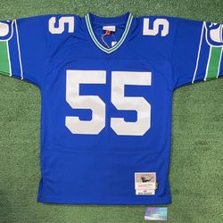 Seattle Seahawks Mitchell & Ness Brian Bosworth #55 football jersey