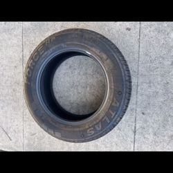 1 Only - 225/65r17 atlas  Tire Good 95% Treads 2026 DOT!!!!