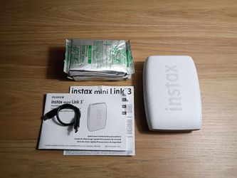 Fujifilm Instax Mini Link 3 wireless Smartphone Printer