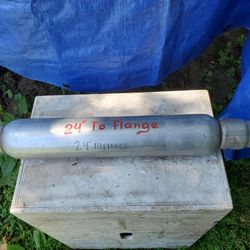 Brand New Universal Exhaust Muffler Resonator Silencer.