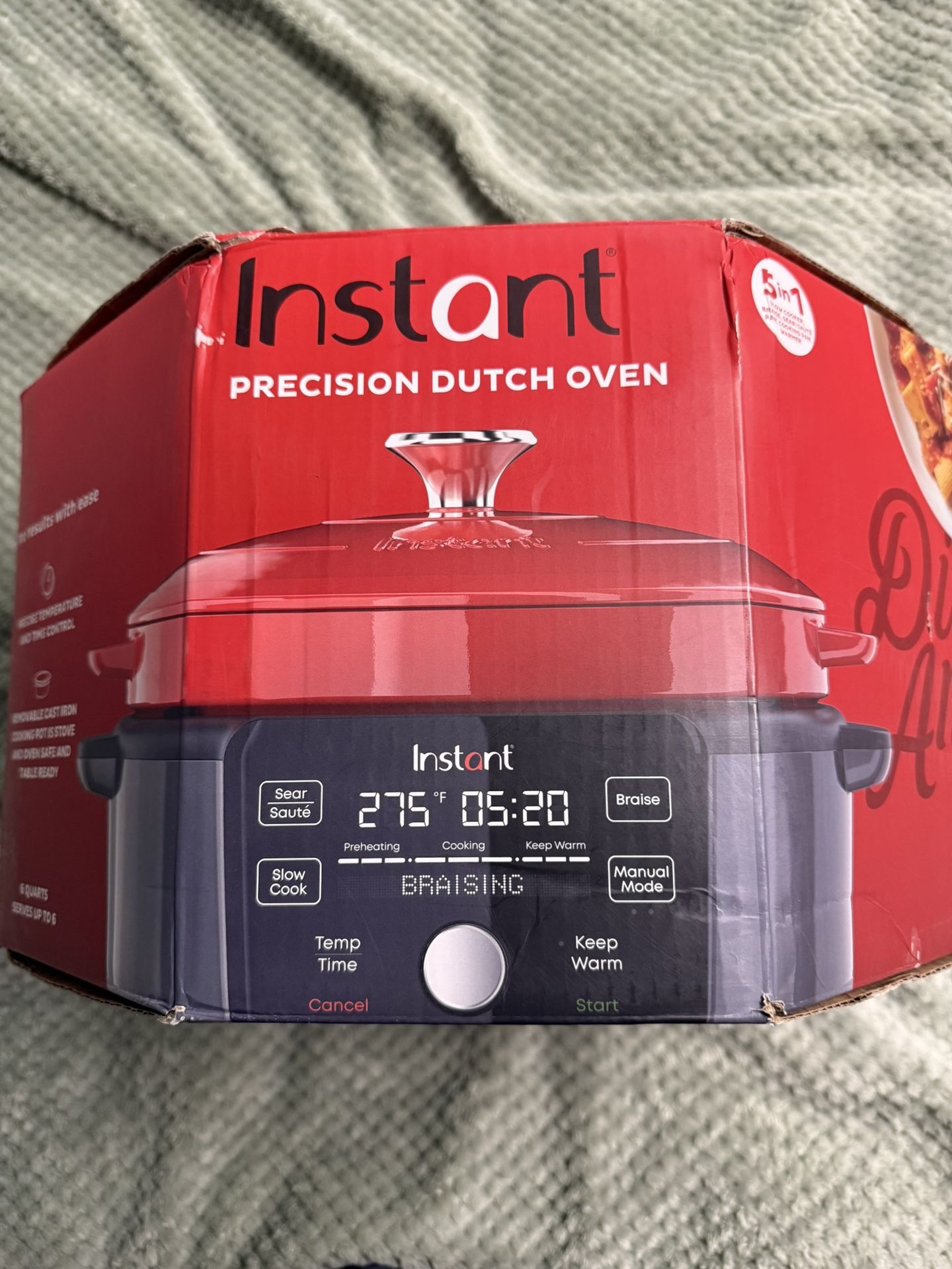 Instant Pot Precision Dutch Oven 6qt New