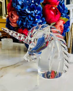 Vintage Cartier Crystal Unicorn