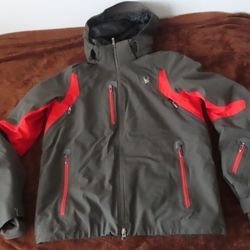 Men’s Spyder Legend Fall 2012 Carlos Ramirez Alyeska ski Coat jacket M rare