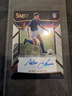 Rare Aldo Serena panini soccer card