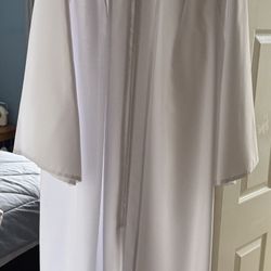 Graduation White Gown