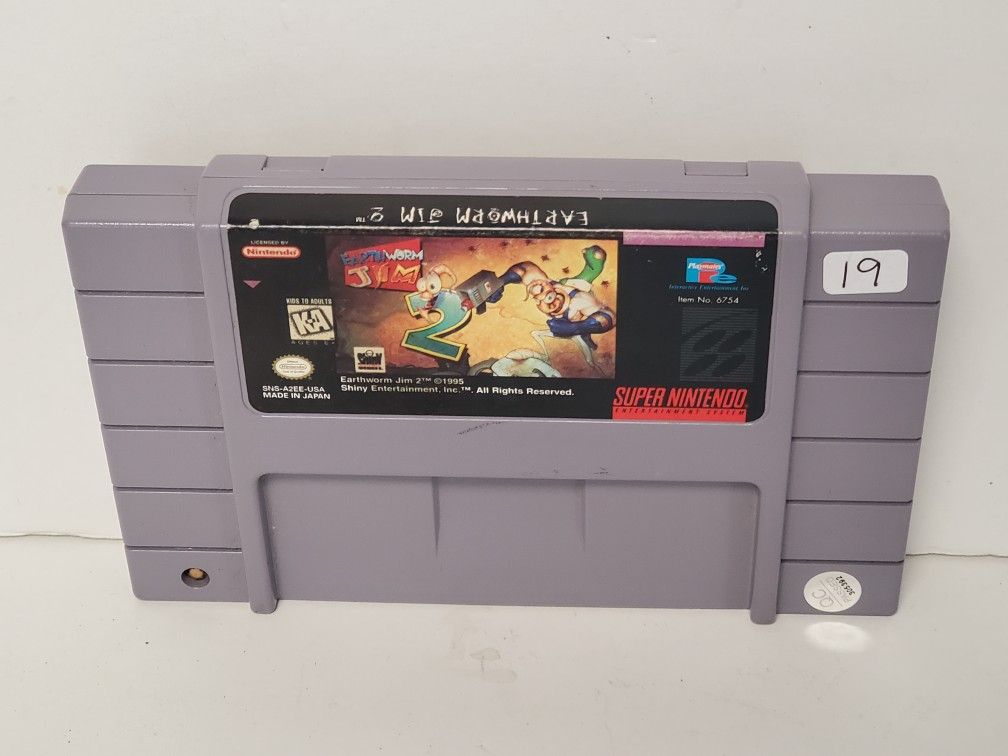Super Nintendo Earthworm Jim 2