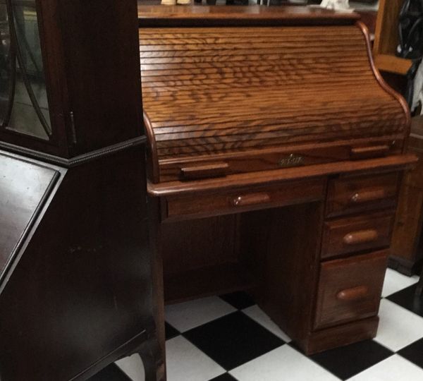 Negotiable Vintage Riverside Moon Roll Top Desk For In Tampa 1sold