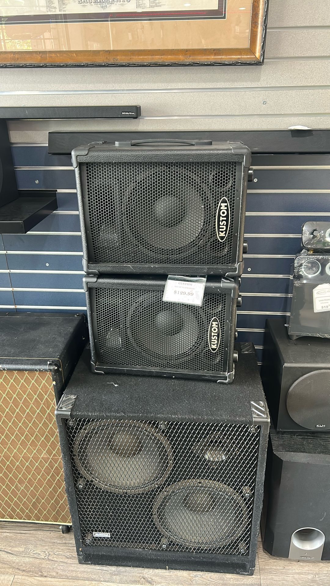 Kustom Pa Speaker Set