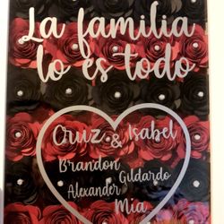 Flower shadow Box Art Frame 