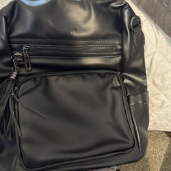 Black Backpack Purse