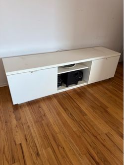White TV stand