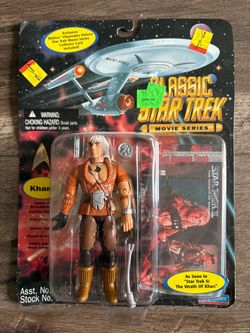 Title: Vintage 1995 Playmates Star Trek Khan Action Figure (New/Sealed)