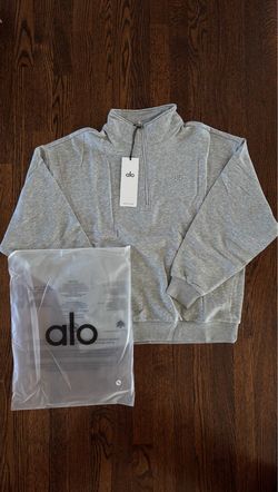 ALO GREY QUARTERZIP