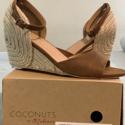 NEW IN BOX Suede Espadrille Wedges 