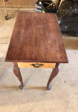 Antique end table