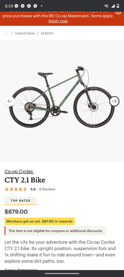 CO op bikes road bike great deal